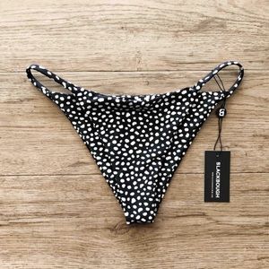Blackbough leopard bikini bottoms